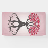 Groeiend samen met liefdesbanner spandoek (Horizontaal)