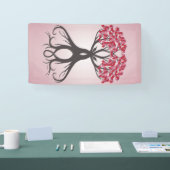 Groeiend samen met liefdesbanner spandoek (Beurs)