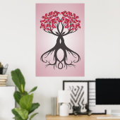 Groeiend samen met Poster van de Liefde (Thuiskantoor)