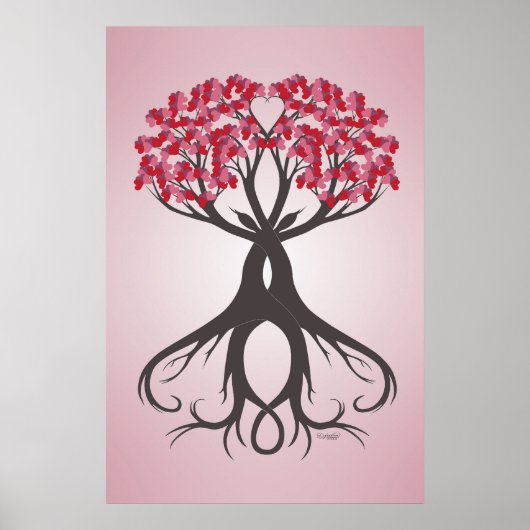 Groeiend samen met Poster van de Liefde (Voorkant)