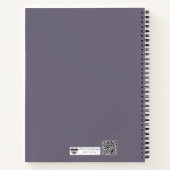 Groeiend verloop symbool | Van zaad tot bladlijn Notitieboek (Achterkant)