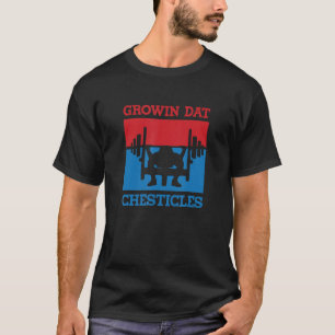 Groeiende Borstspieren Ironische Zeggende Bankdruk T-shirt