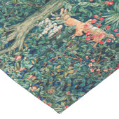 GROEIENDE BOSBOUWDIEREN HAREN groen Korte Tafelloper (Hoek)