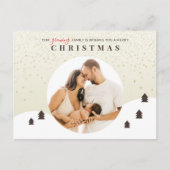 Groeiende familie Foto voor kerst Briefkaart (Voorkant)