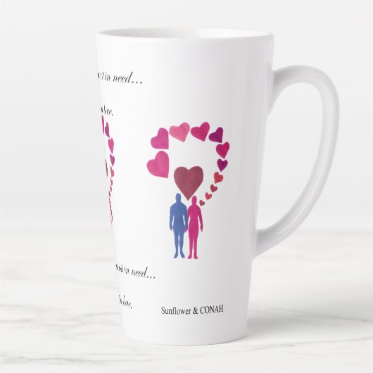 Groeiende harten met Mok van Liefde (Rechts)