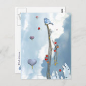 Groeiende liefde! briefkaart (Voorkant / Achterkant)