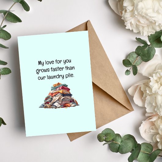 Groeiende Liefde, Groeiende Stapel Grappige Liefde Feestdagen Kaart