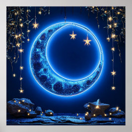 Groeiende maansikkel poster