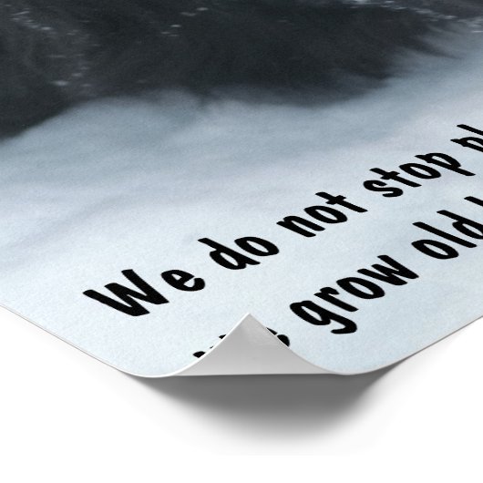 Groeiende Oude Inspirerend Grens van het Citaat Co Poster (Hoek)