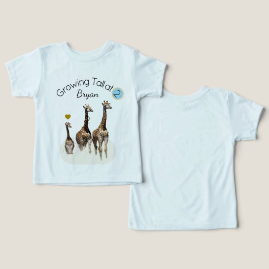 Groeiende Safari-liefje (Ontwerp Voorkant & Achterkant)
