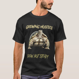 Groeiende spieren Langzaam maar stabiel gewichthef T-shirt
