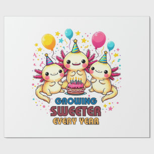 Groeiende Sweeter met Elk Jaar Cadeaupapier