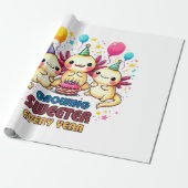 Groeiende Sweeter met Elk Jaar Cadeaupapier (Uitgerold)