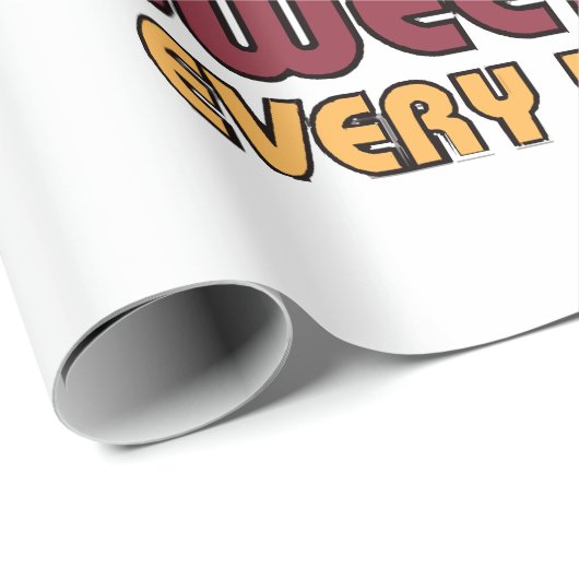 Groeiende Sweeter met Elk Jaar Cadeaupapier (Rol Hoek)