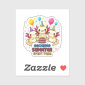 Groeiende Sweeter met Elk Jaar Sticker (Vel)