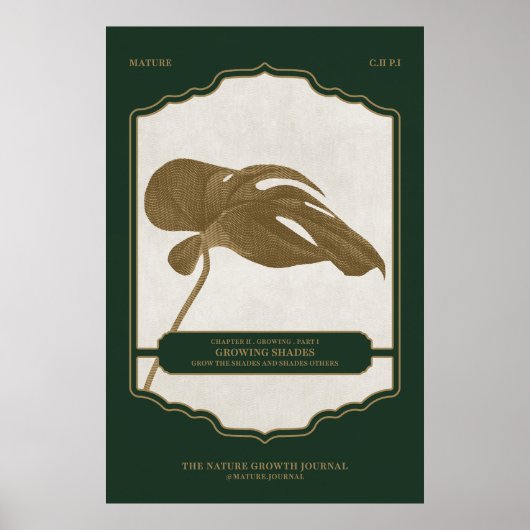 GROEIENDE TINTEN - MATURE DESIGN JOURNAL POSTER (Voorkant)