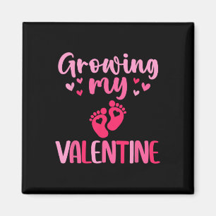 Groeiende Valentijnschat Mooie Zwangerschapsaankon Magneet
