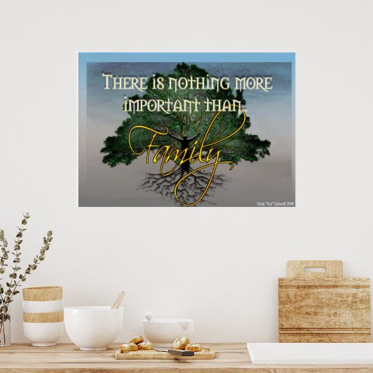 Groeifamilie poster (Keuken)