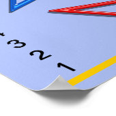 Groeigrafiek - Bereik voor de sterrenmeting Poster (Hoek)