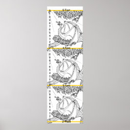 Groeigrafiek - Draak in de bomen Poster