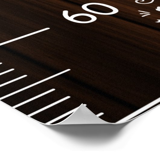 Groeigrafiek Schattigee offertes Poster (Hoek)