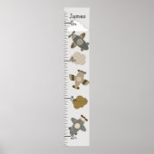 Groeigrafiek van de groei van bruine en vertakte v poster (Voorkant)