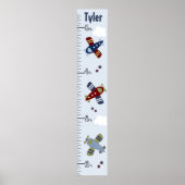 Groeigrafiek van de Groei van vliegtuigen van het Poster (Voorkant)