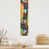 Groeigrafiek van de Grote Prijs. Poster (Keuken)