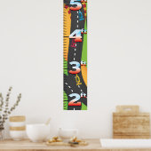 Groeigrafiek van de Grote Prijs. Poster (Keuken)