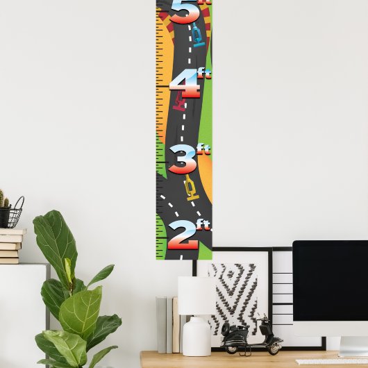 Groeigrafiek van de Grote Prijs. Poster (Thuiskantoor)