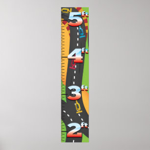 Groeigrafiek van de Grote Prijs. Poster