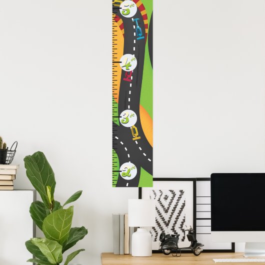 Groeigrafiek van de Grote Prijs. Poster (Thuiskantoor)