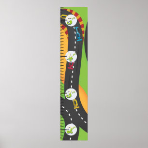 Groeigrafiek van de Grote Prijs. Poster