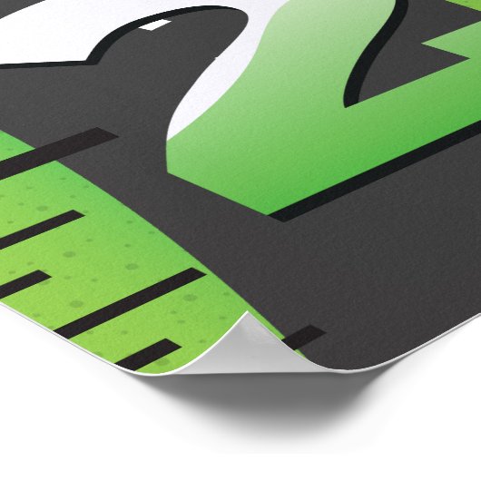 Groeigrafiek van de Grote Prijs. Poster (Hoek)