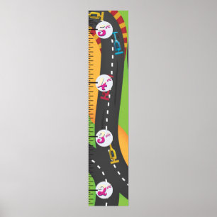 Groeigrafiek van de Grote Prijs. Poster