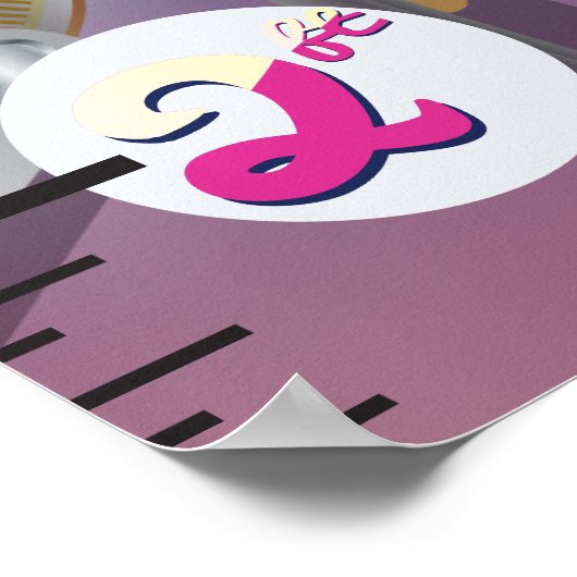 Groeigrafiek van de superruimtePinball-machine. Poster (Hoek)