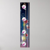 Groeigrafiek van de superruimtePinball-machine. Poster (Voorkant)