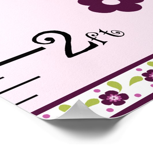 Groeigrafiek van protterfly-vlinder houdt op 8x44! poster (Hoek)