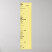 Groeigrafiek voegt de Naam van het Kind toe en voe Poster (Voorkant)