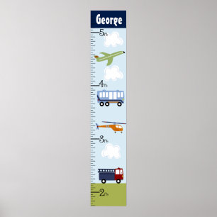 Groeigrafiek voor transport: 8 x 44! poster
