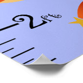 Groeigrafiek voor ultraruimte-raketten blijft 8 x  poster (Hoek)