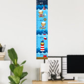 Groeigrafiek zeemacht en zeemacht poster (Thuiskantoor)