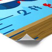 Groeigrafiek zeemacht en zeemacht poster (Hoek)