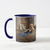 Groeimindset Hond Animalcore Therapie Kunst Mok (Links)