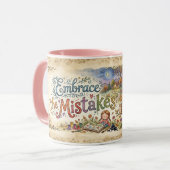 Groeimindset Verhaalboek Whimsische Decor Kunst Mok (Voorkant links)