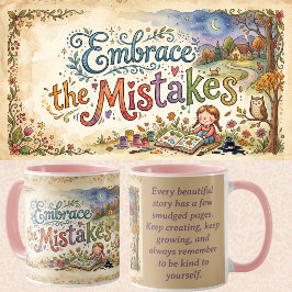 Groeimindset Verhaalboek Whimsische Decor Kunst Mok