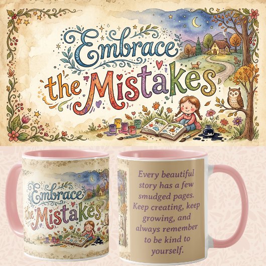 Groeimindset Verhaalboek Whimsische Decor Kunst Mok