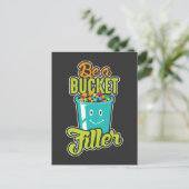 Groeimobber van schooladviseur is een emmer briefkaart (Staand voorkant)