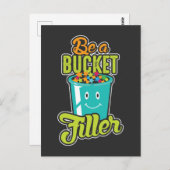 Groeimobber van schooladviseur is een emmer briefkaart (Voorkant / Achterkant)