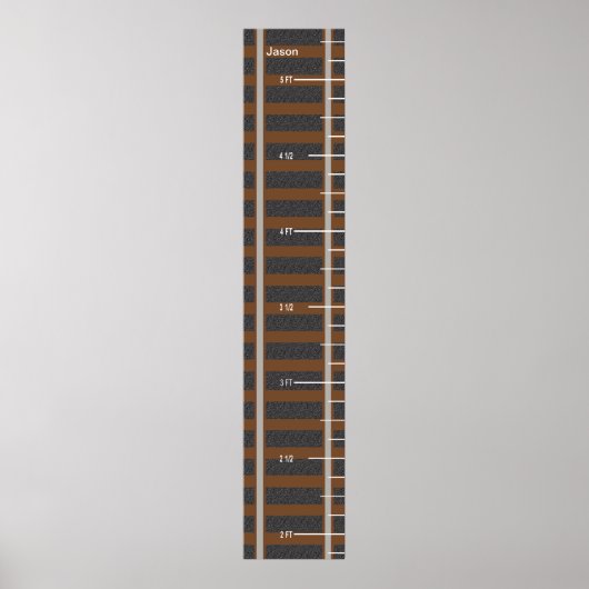 Groeioverzicht spoorwegen poster (Voorkant)